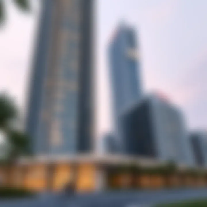 The Exchange Tower showcasing its modern architecture