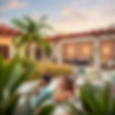 Vibrant community life in Dubai Hills Residence depicted through family-friendly spaces