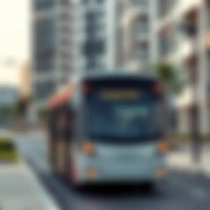 Public transportation option near a 1 BHK rental property