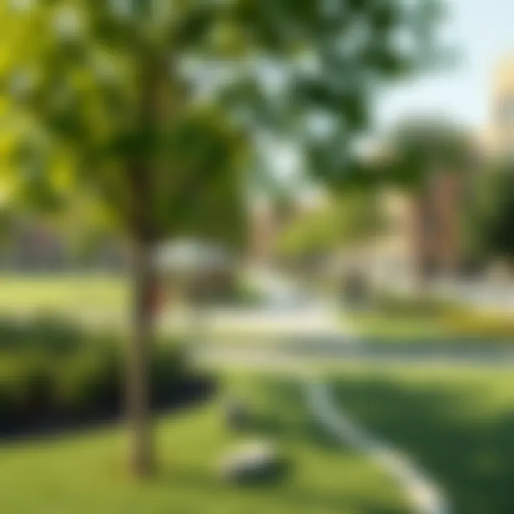 Vibrant community life in Al Barsha South with local parks