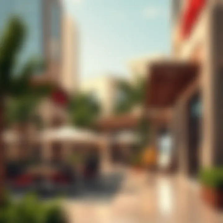 Shopping and dining options in Al Barsha South