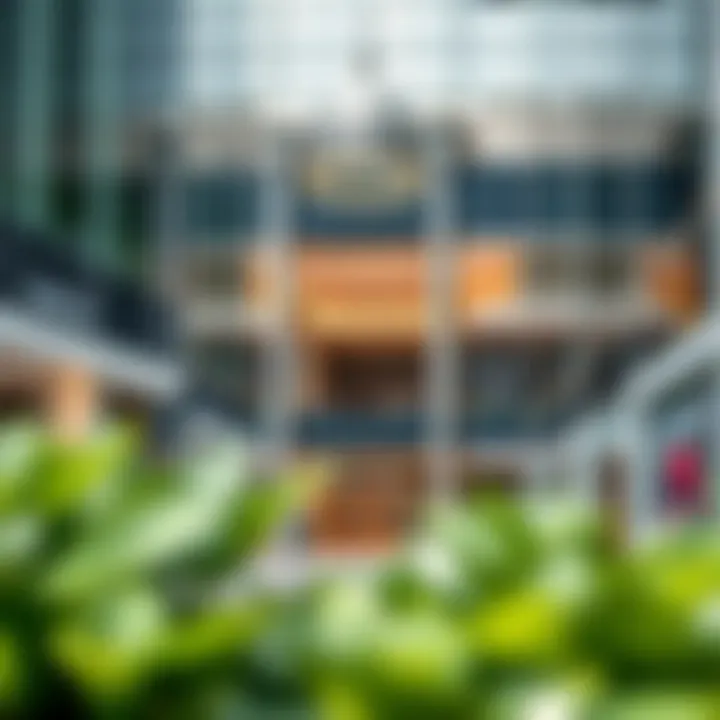 Commercial spaces within Al Fattan Plaza