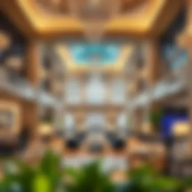 Interior amenities of Al Fattan Plaza