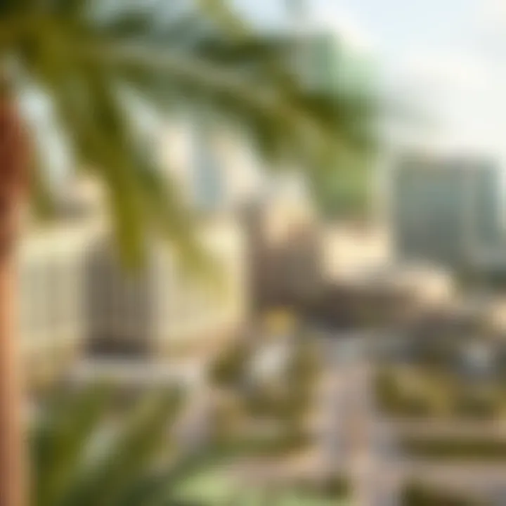 Surrounding landscape of Al Fattan Plaza