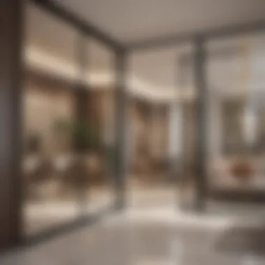 Modern Partition Solutions for Enhanced Living Elegant partition design in a modern living space