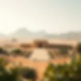 A breathtaking view of Al Maha's stunning desert landscape