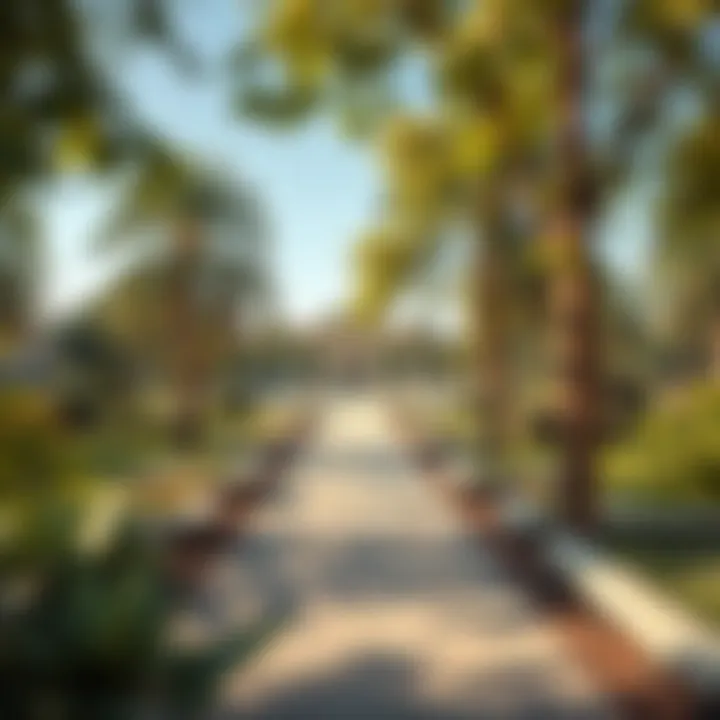 Beautiful parks and green spaces in المويهات 2