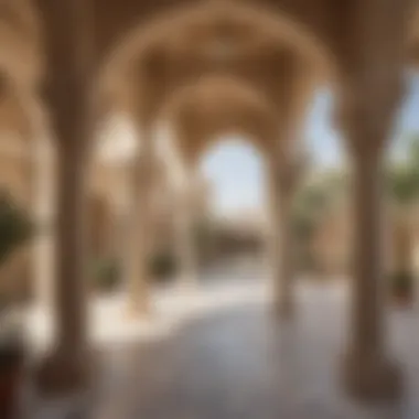 Architectural Features of Al Yarmook Architectural details of a traditional building in Al Yarmook