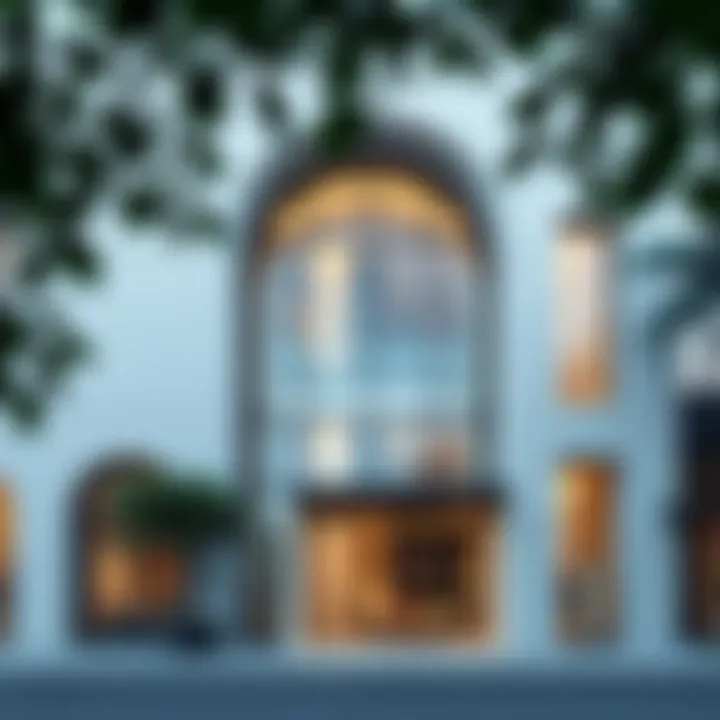 Exterior view of Alcove building showcasing modern architecture