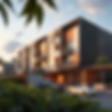 Residential developments in City Avenue illustrating contemporary living