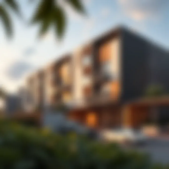 Residential developments in City Avenue illustrating contemporary living