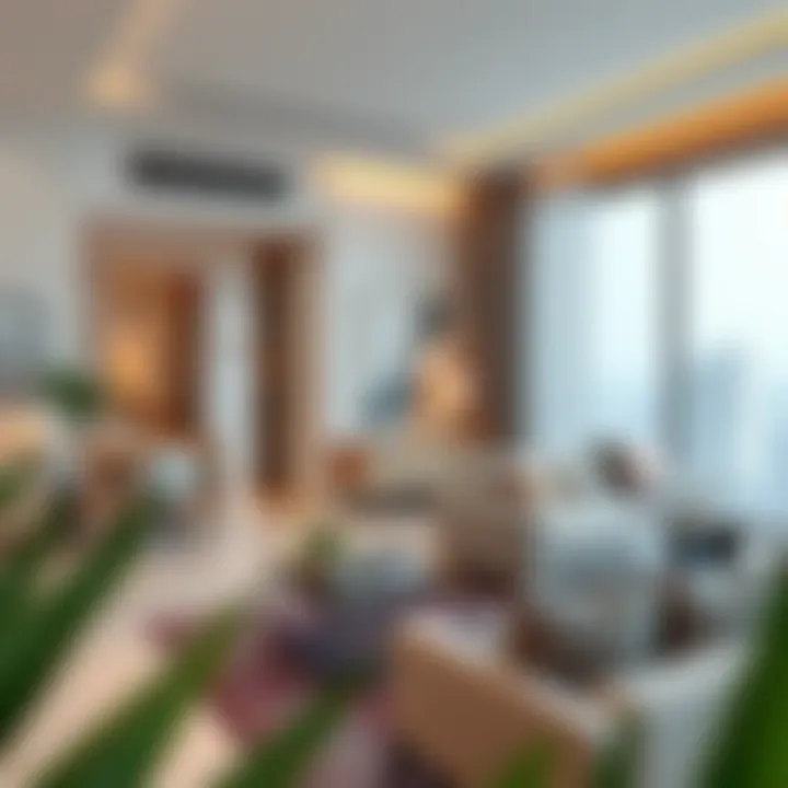 Luxurious interiors of a sample apartment in Azizi Vista emphasizing lifestyle offerings and comfort.