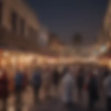 Cultural Celebrations on Barjeel Street Cultural events taking place on Barjeel Street, highlighting local traditions