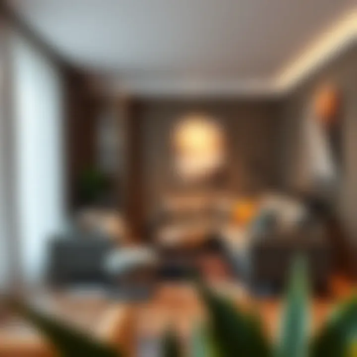 Cozy shared living area in Dubai