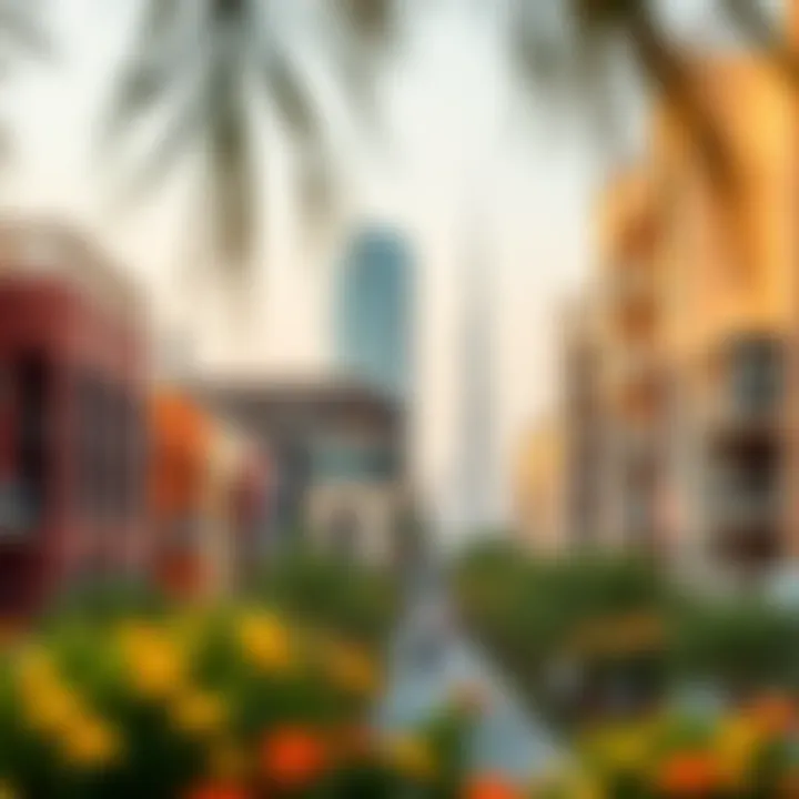 Diverse neighborhoods in Dubai for bed rentals