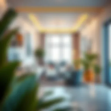 Shared Common Area in Bedspace Living Common area in a bedspace facility