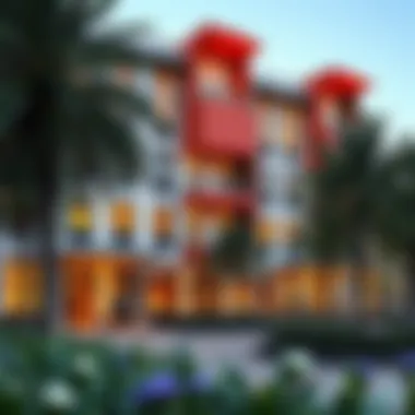 A vibrant community space developed by Binghatti, reflecting modern urban living.