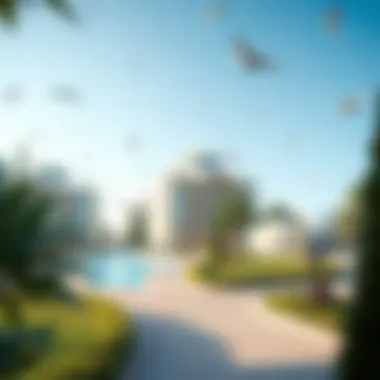 Surrounding landscape and lifestyle amenities near برج النخلة