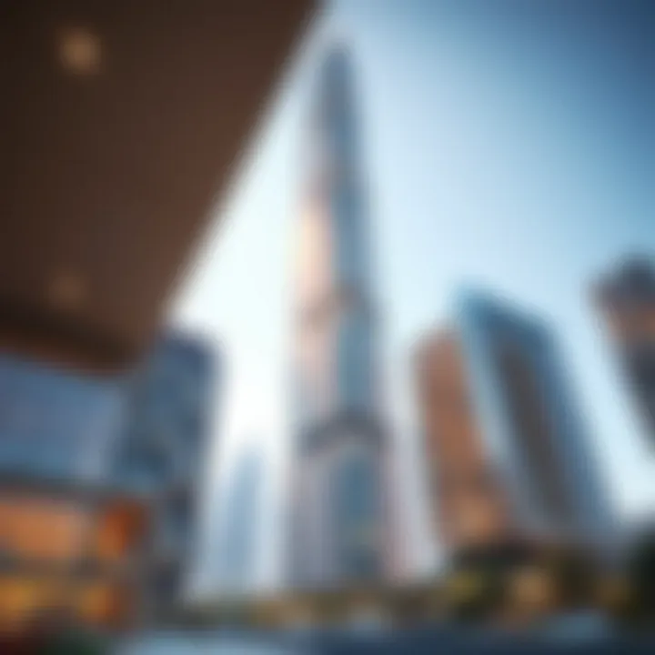 Architectural Marvel of Prism Tower Architectural view of Prism Tower