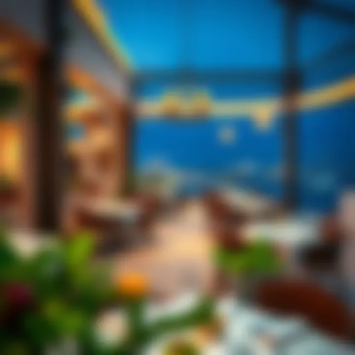 Exquisite dining options in سيركل مول دبي