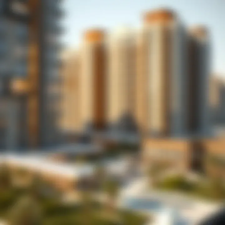 Architectural model of شركة الدار's latest residential project