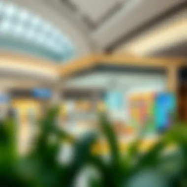 Graphical representation of kiosk rental trends in Dubai