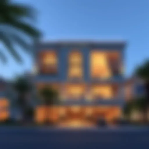 Elegant Architecture of Crystal Jumeirah Exterior view of Crystal Jumeirah Boutique Hotel
