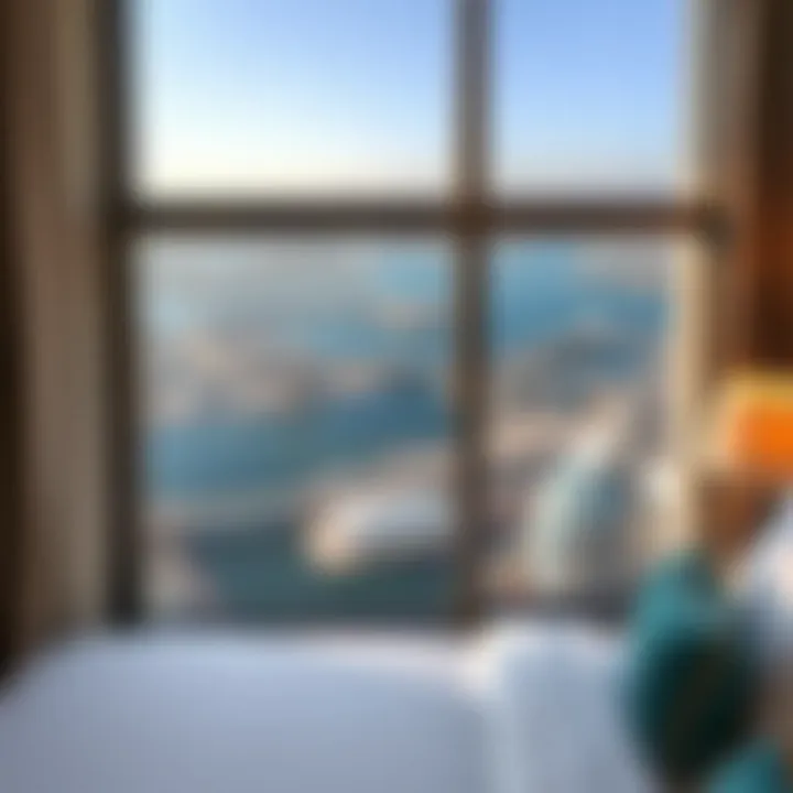 Stunning Panoramic Views from the Suite Panoramic view from a hotel suite window