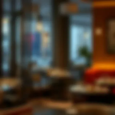 A cozy corner in a unique restaurant, emphasizing the dining experience at Nakheel Mall