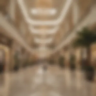 Interior Shopping Experience at Damac Hills Mall Interior view of Damac Hills Mall highlighting shopping areas