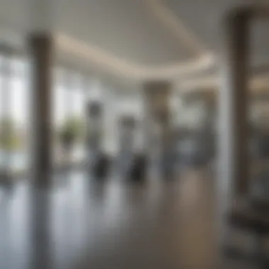 Modern Fitness Center at Damac Rotana State-of-the-art facilities in Damac Rotana fitness center