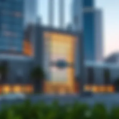 Modern Design of the DIFC Gate Building Architectural view of the DIFC Gate Building showcasing its modern design