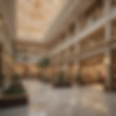 Luxurious Retail Spaces Inside ديور ياس مول Interior shot of ديور ياس مول highlighting luxury retail spaces