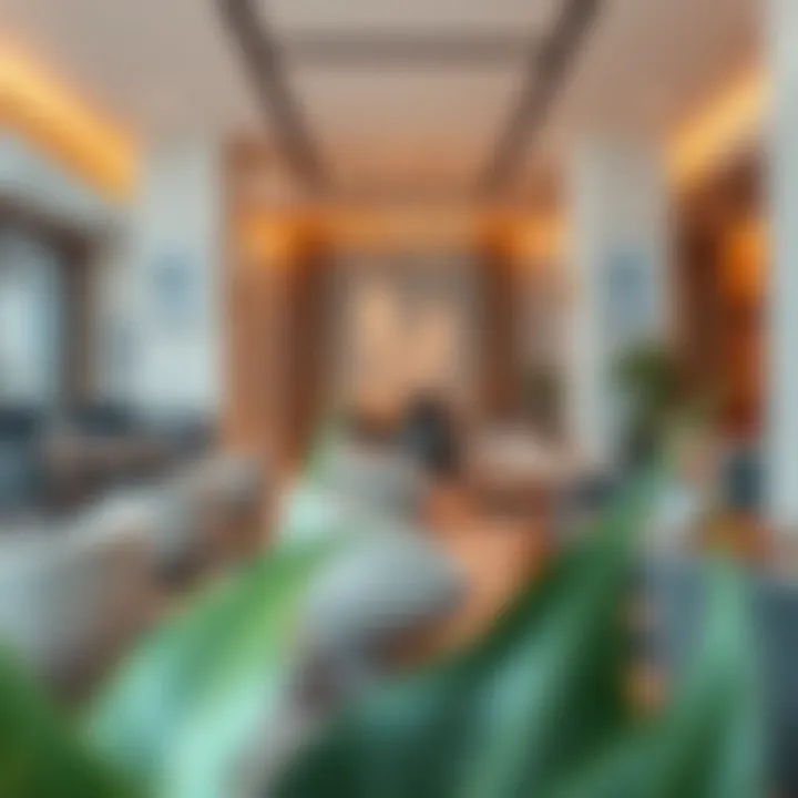 Business amenities and quiet working space