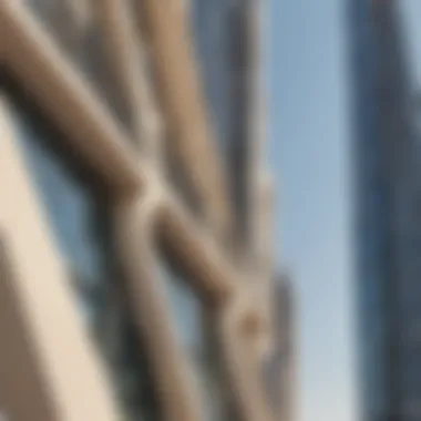 Architectural Details of Dubai Creek Tower Architectural details of Dubai Creek Tower showcasing its design