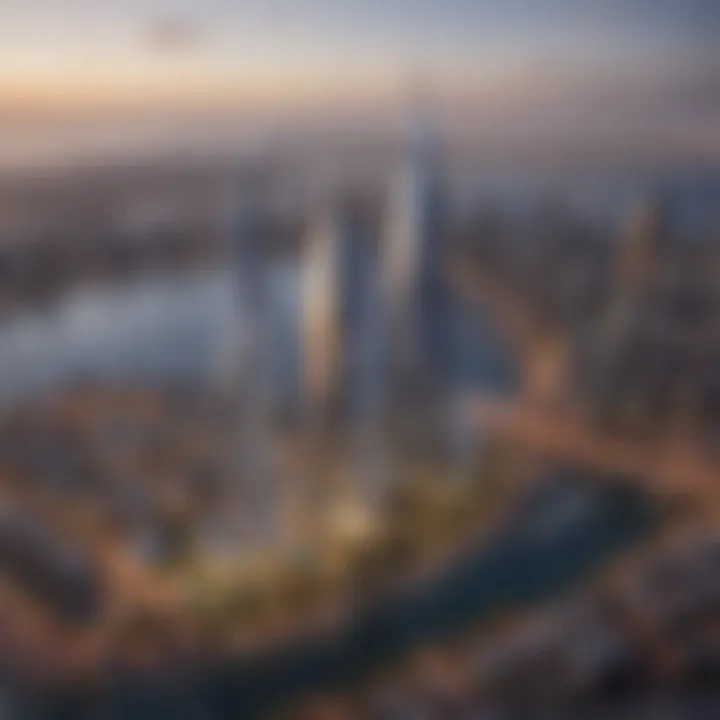 Future development plans in the vicinity of Dubai Creek Tower