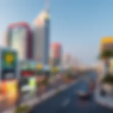 Real Estate Market Surrounding Dubai Gate 1 Bustling real estate market surrounding Dubai Gate 1