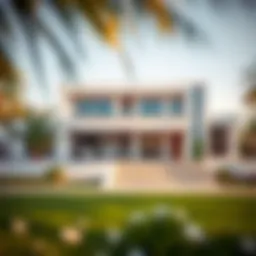 Contemporary villa design showcasing modern architecture in Dubai