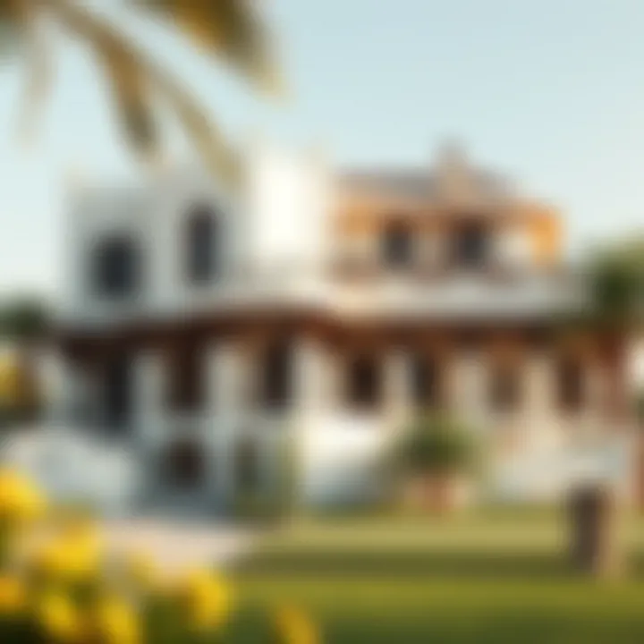 Traditional Emirati house exemplifying cultural influences in Dubai architecture