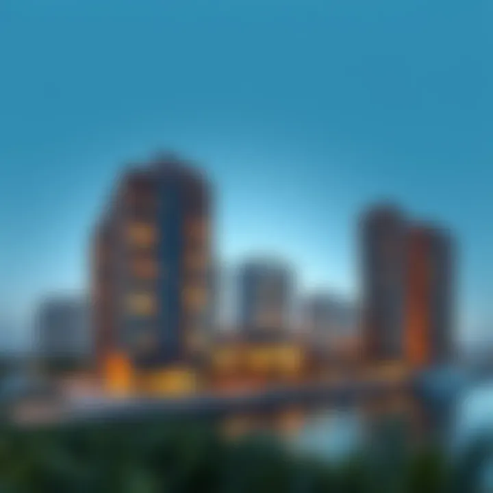 Luxury Residences on Dubai Promenade Luxury residential developments along the Dubai Promenade