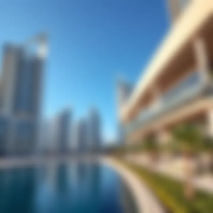 Stunning architectural view of Emaar Seapoint