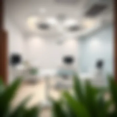 Consultation Room at Emirates Clinic Interior of a consultation room highlighting advanced medical equipment