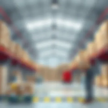 Logistics Operations at Emirates Post Inside view showcasing logistics operations