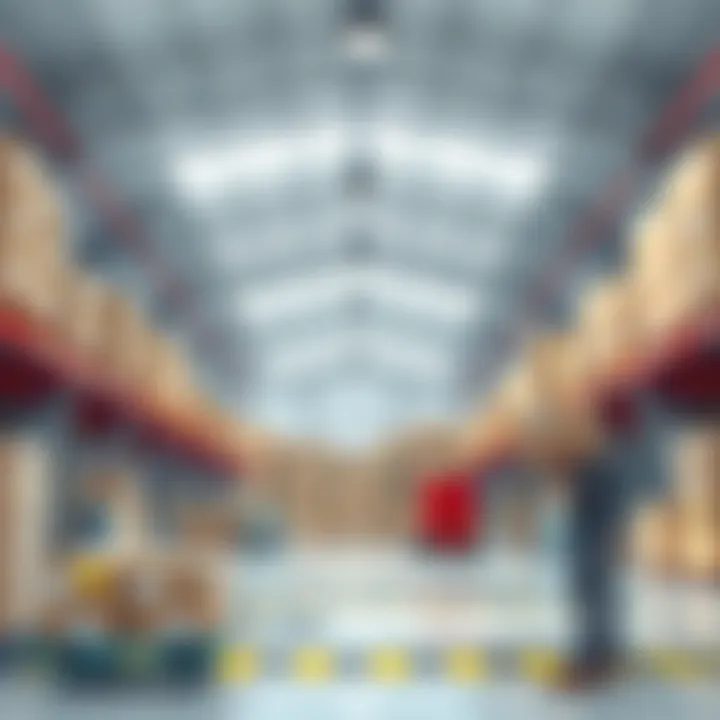 Logistics Operations at Emirates Post Inside view showcasing logistics operations