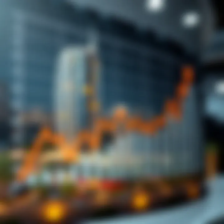 Investment strategies in real estate illustrated through graphs