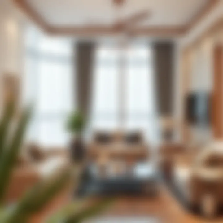 Cozy Family Room in Al Quoz Cozy family room interior featuring contemporary decor