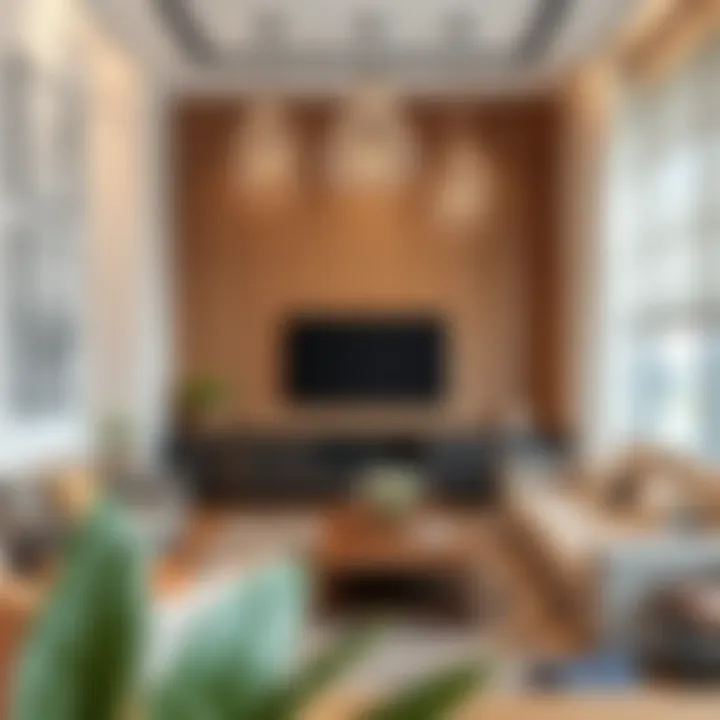 Modern Amenities for Families Modern amenities in a rental family room