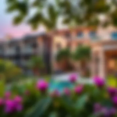 Luxurious Living in Dubai Hills Luxurious residential community in Dubai Hills with vibrant greenery