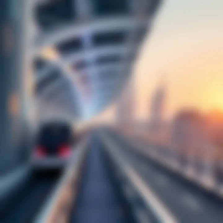 Innovative Transportation Solutions A futuristic transportation system concept in the UAE