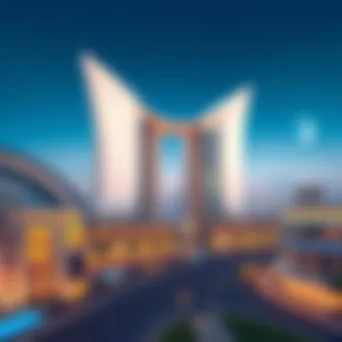 Modern Architectural Marvel of حدائق الجرف كيان Stunning view of حدائق الجرف كيان showcasing modern architecture